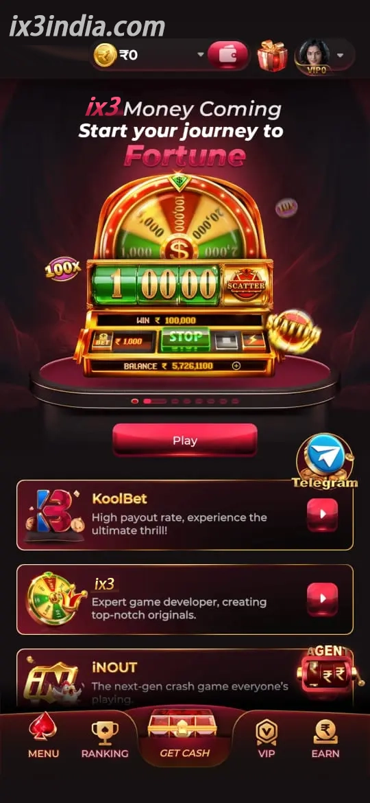 IX3 App mobile screen 2