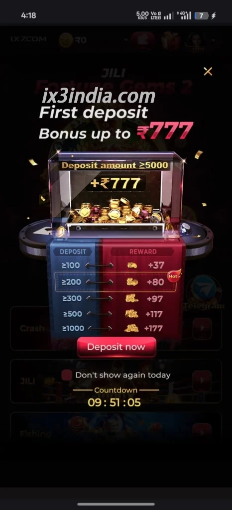 IX3 App mobile screen 3