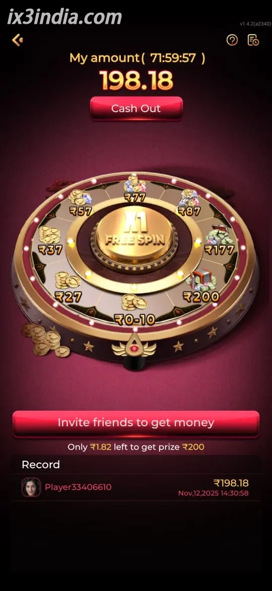 IX3 Bonus mobile screen 1